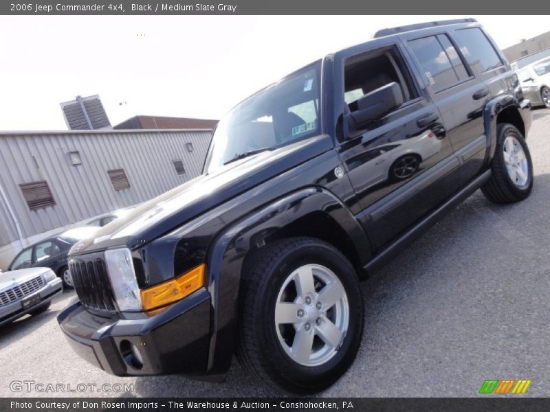 Black / Medium Slate Gray 2006 Jeep Commander 4x4