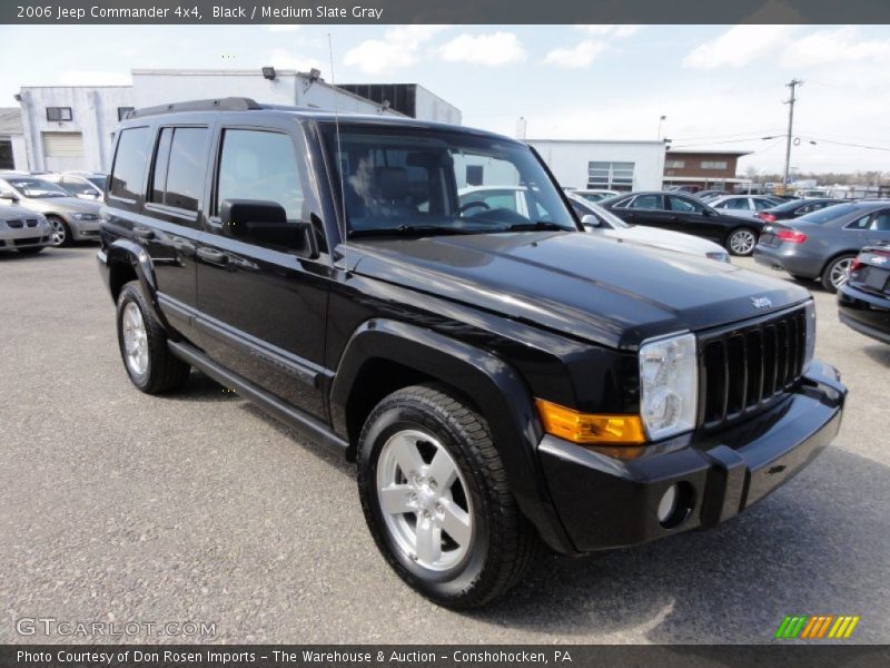 Black / Medium Slate Gray 2006 Jeep Commander 4x4