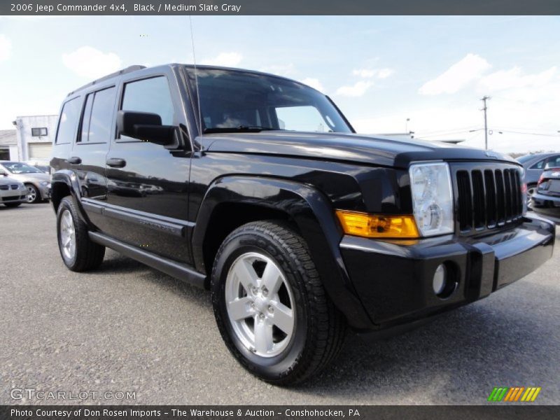 Black / Medium Slate Gray 2006 Jeep Commander 4x4
