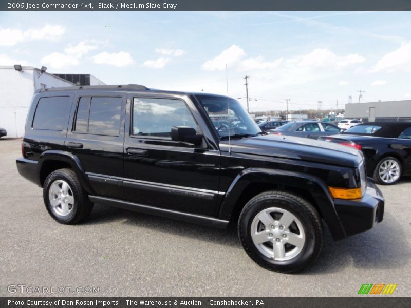 Black / Medium Slate Gray 2006 Jeep Commander 4x4