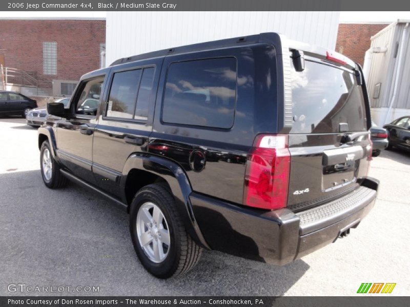 Black / Medium Slate Gray 2006 Jeep Commander 4x4