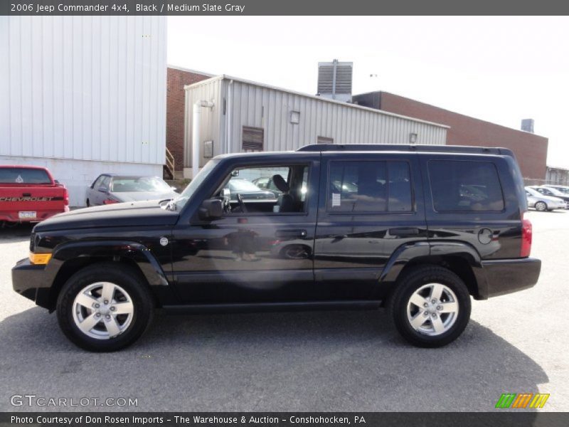 Black / Medium Slate Gray 2006 Jeep Commander 4x4