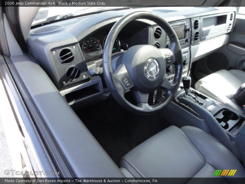 Black / Medium Slate Gray 2006 Jeep Commander 4x4