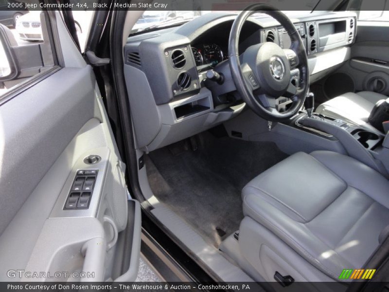 Black / Medium Slate Gray 2006 Jeep Commander 4x4
