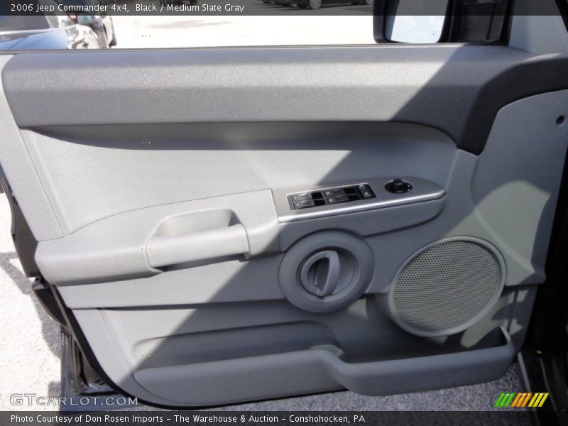 Black / Medium Slate Gray 2006 Jeep Commander 4x4