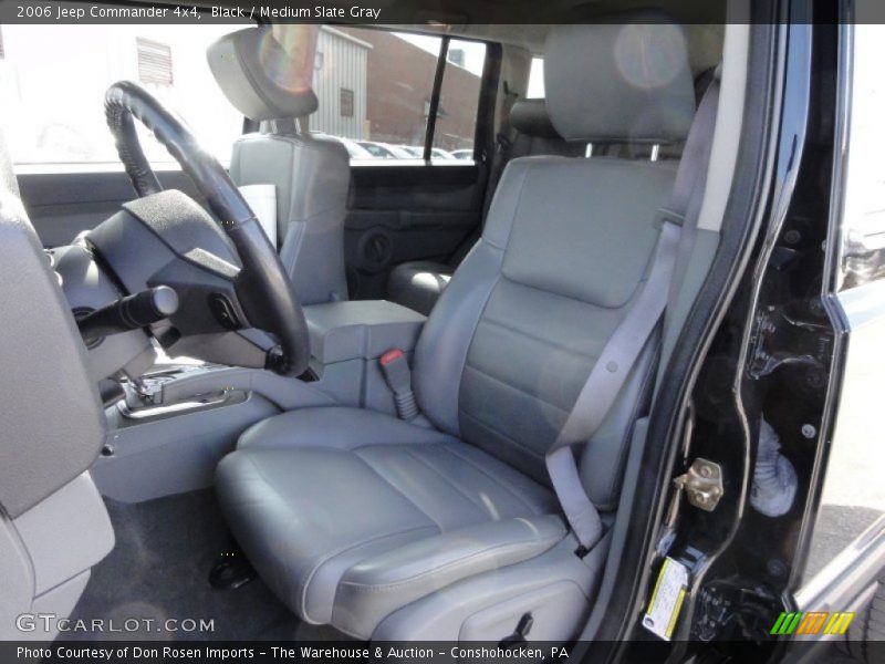 Black / Medium Slate Gray 2006 Jeep Commander 4x4