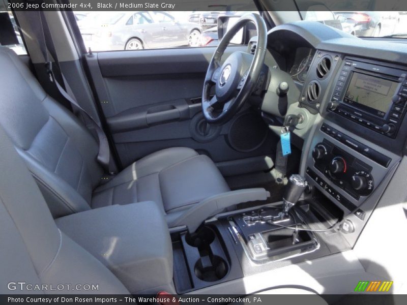 Black / Medium Slate Gray 2006 Jeep Commander 4x4