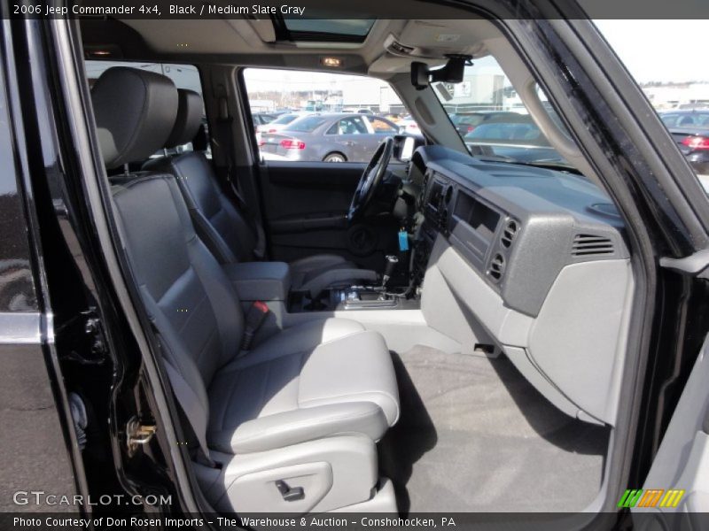 Black / Medium Slate Gray 2006 Jeep Commander 4x4