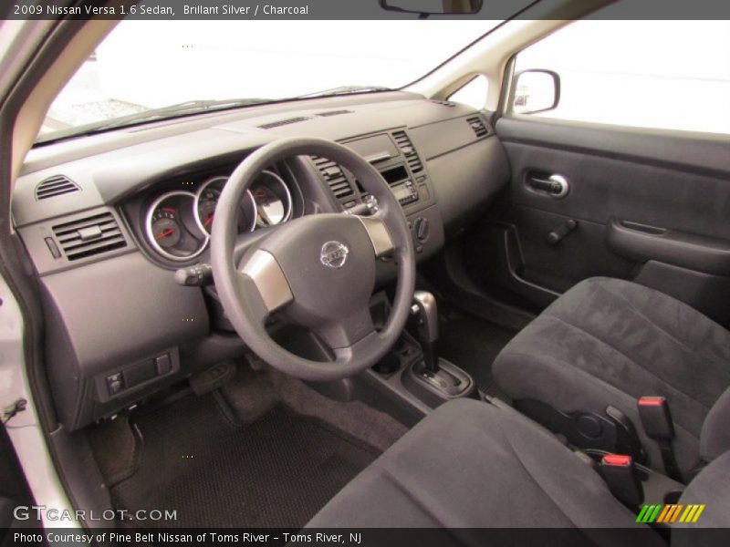 Brillant Silver / Charcoal 2009 Nissan Versa 1.6 Sedan