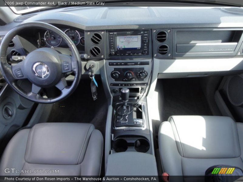 Black / Medium Slate Gray 2006 Jeep Commander 4x4