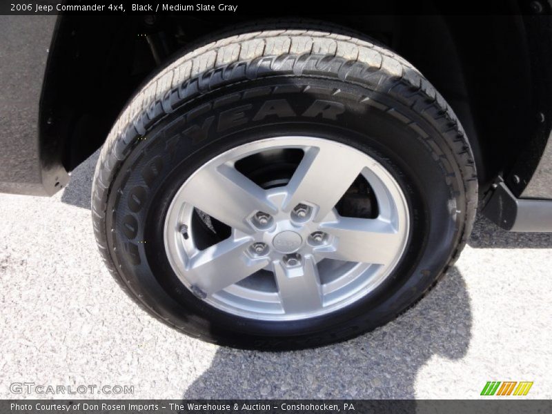 Black / Medium Slate Gray 2006 Jeep Commander 4x4