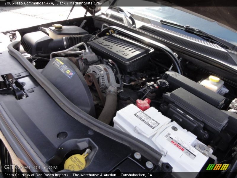 Black / Medium Slate Gray 2006 Jeep Commander 4x4