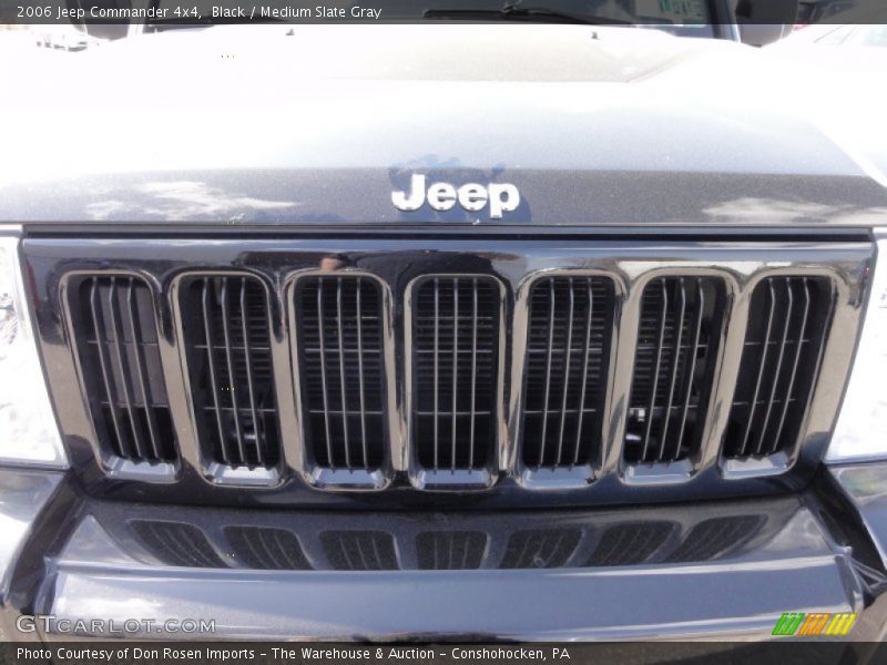 Black / Medium Slate Gray 2006 Jeep Commander 4x4