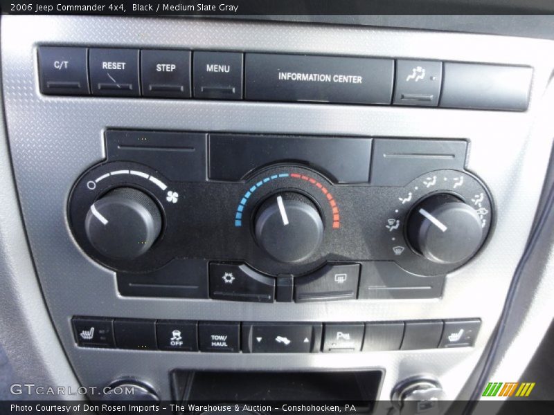 Black / Medium Slate Gray 2006 Jeep Commander 4x4