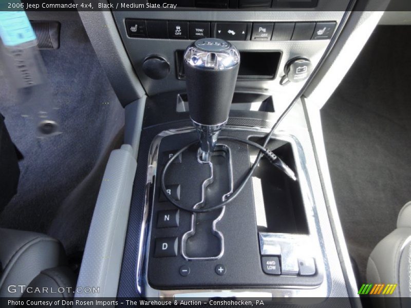 Black / Medium Slate Gray 2006 Jeep Commander 4x4