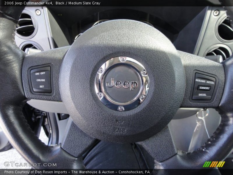Black / Medium Slate Gray 2006 Jeep Commander 4x4