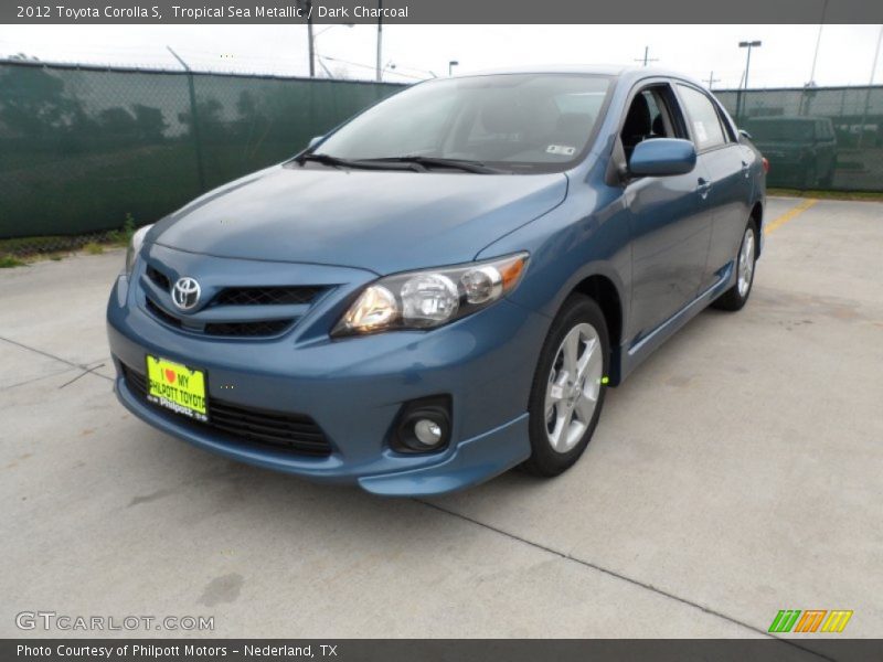Front 3/4 View of 2012 Corolla S