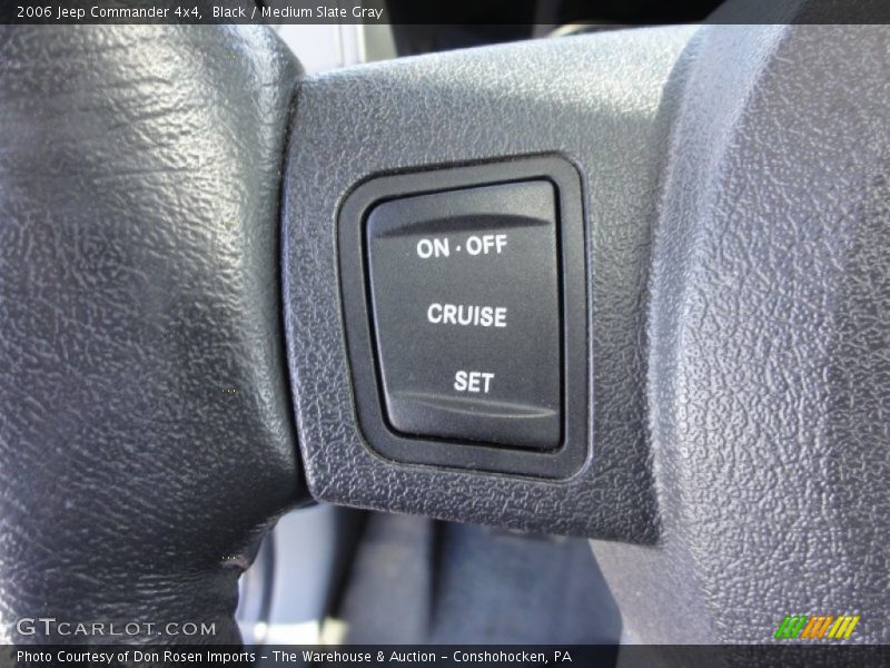 Black / Medium Slate Gray 2006 Jeep Commander 4x4