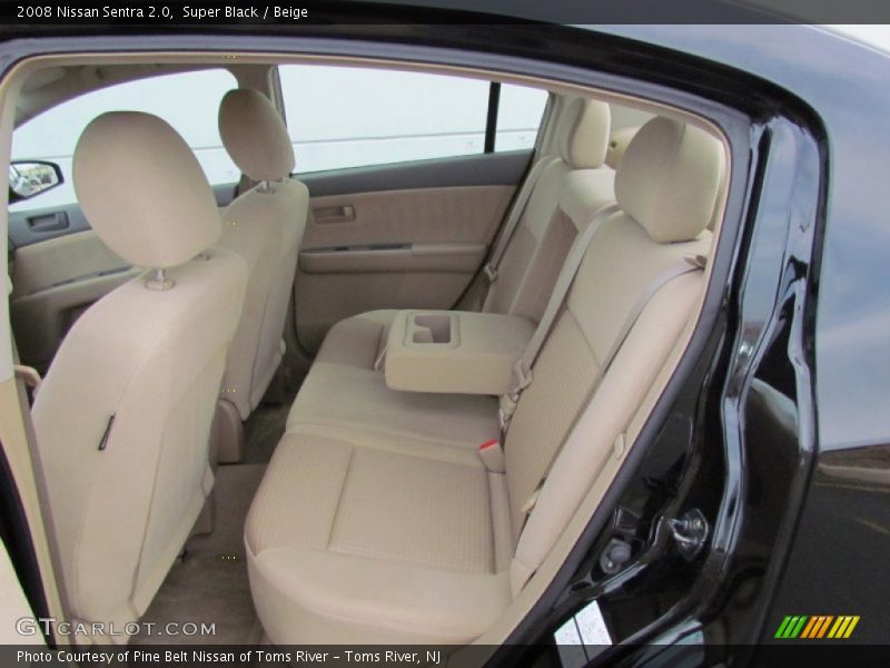 Super Black / Beige 2008 Nissan Sentra 2.0