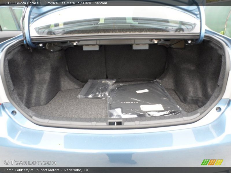  2012 Corolla S Trunk