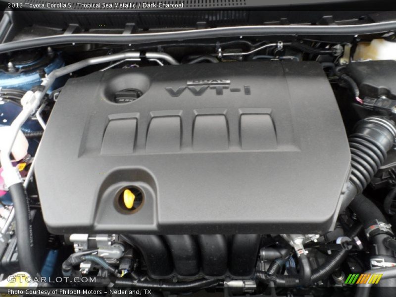  2012 Corolla S Engine - 1.8 Liter DOHC 16-Valve Dual VVT-i 4 Cylinder