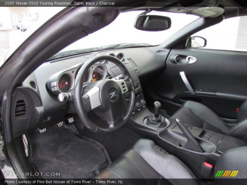 Super Black / Charcoal 2005 Nissan 350Z Touring Roadster