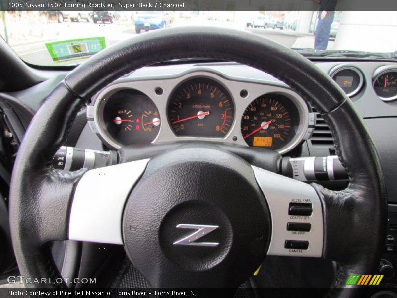 Super Black / Charcoal 2005 Nissan 350Z Touring Roadster
