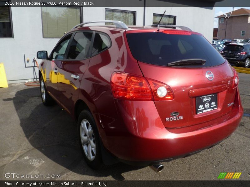 Venom Red / Black 2010 Nissan Rogue SL AWD