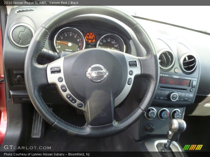 Venom Red / Black 2010 Nissan Rogue SL AWD