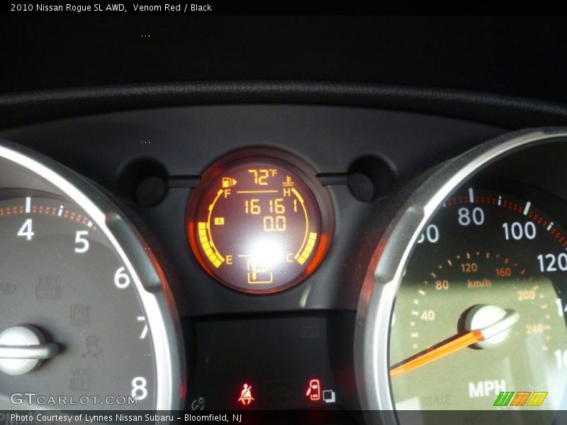 Venom Red / Black 2010 Nissan Rogue SL AWD