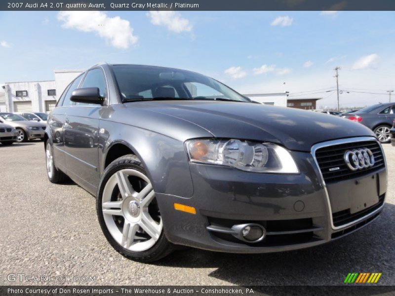 Quartz Gray Metallic / Platinum 2007 Audi A4 2.0T quattro Avant