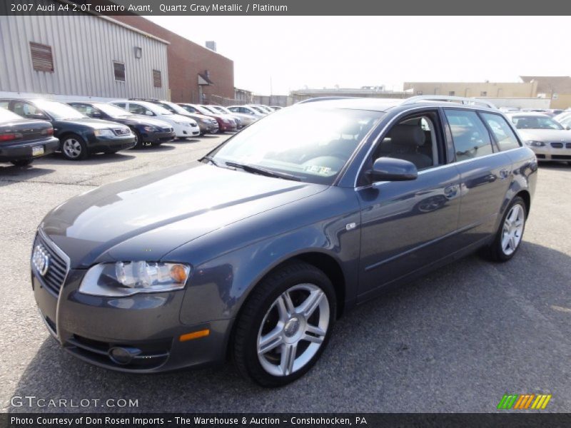 Quartz Gray Metallic / Platinum 2007 Audi A4 2.0T quattro Avant