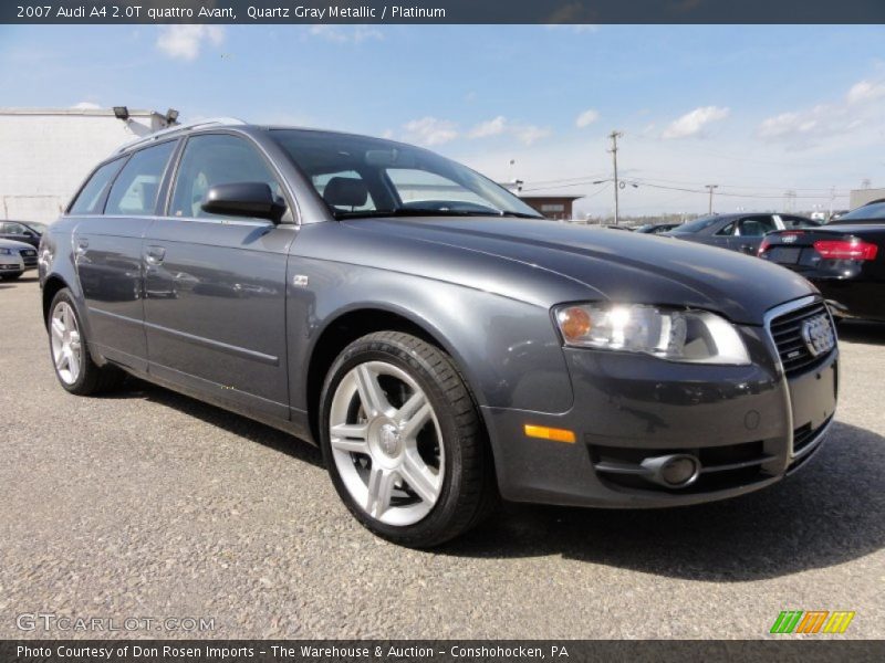 Quartz Gray Metallic / Platinum 2007 Audi A4 2.0T quattro Avant