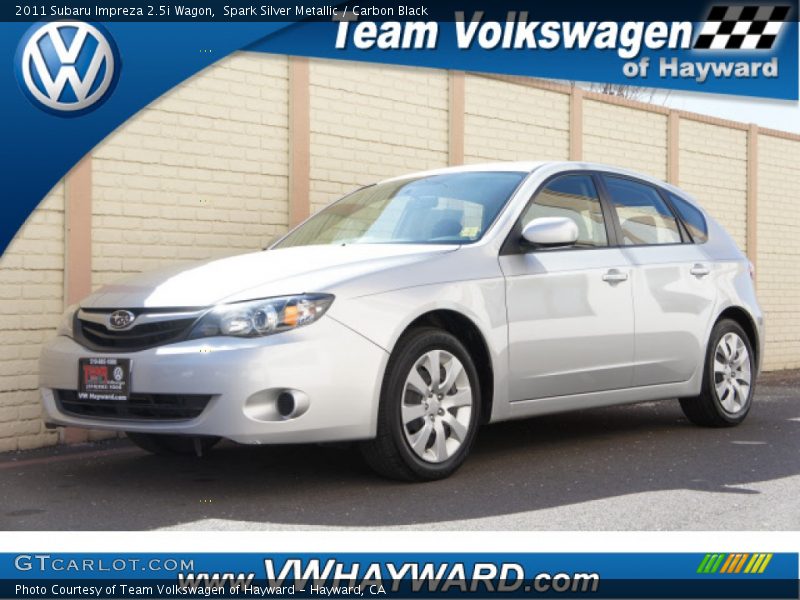 Spark Silver Metallic / Carbon Black 2011 Subaru Impreza 2.5i Wagon