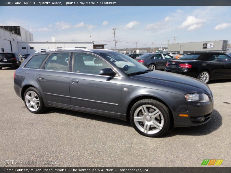 Quartz Gray Metallic / Platinum 2007 Audi A4 2.0T quattro Avant