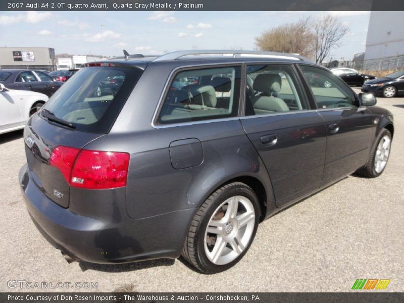 Quartz Gray Metallic / Platinum 2007 Audi A4 2.0T quattro Avant