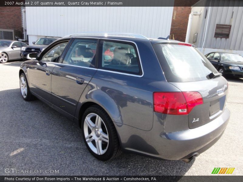Quartz Gray Metallic / Platinum 2007 Audi A4 2.0T quattro Avant