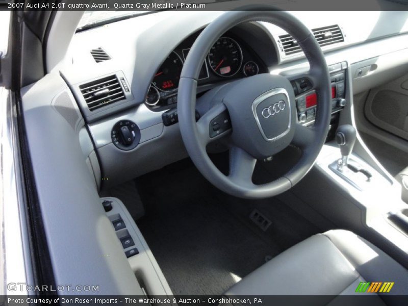 Quartz Gray Metallic / Platinum 2007 Audi A4 2.0T quattro Avant