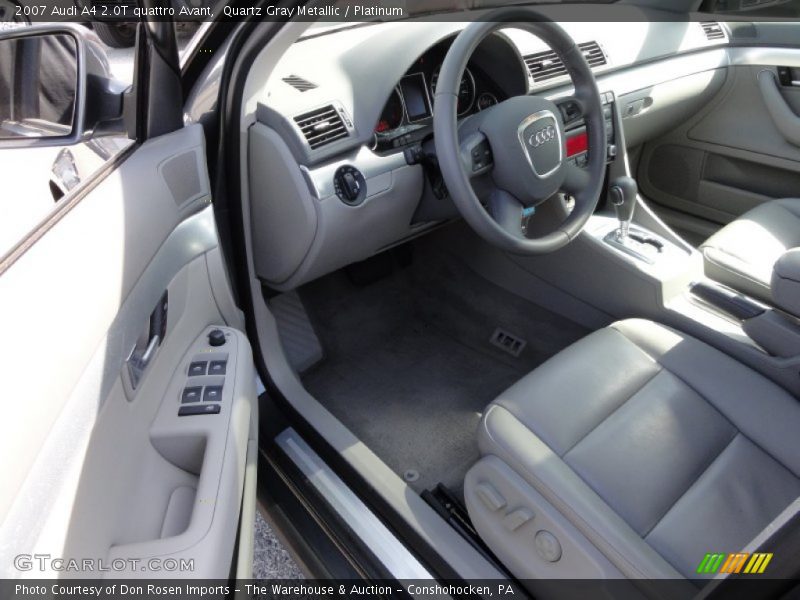 Quartz Gray Metallic / Platinum 2007 Audi A4 2.0T quattro Avant