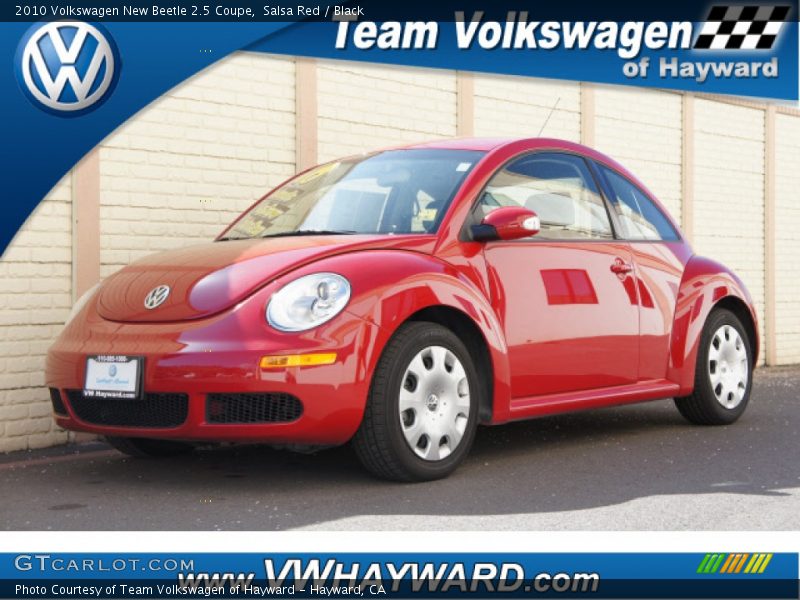 Salsa Red / Black 2010 Volkswagen New Beetle 2.5 Coupe