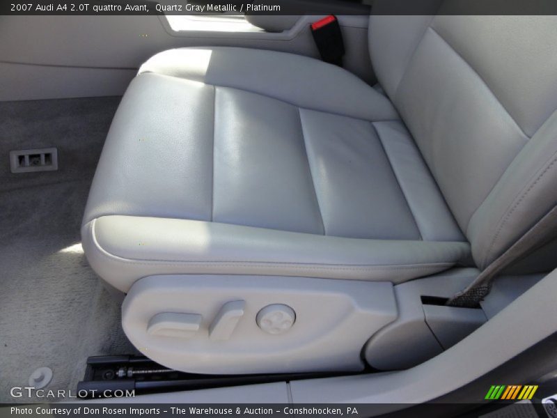 Quartz Gray Metallic / Platinum 2007 Audi A4 2.0T quattro Avant