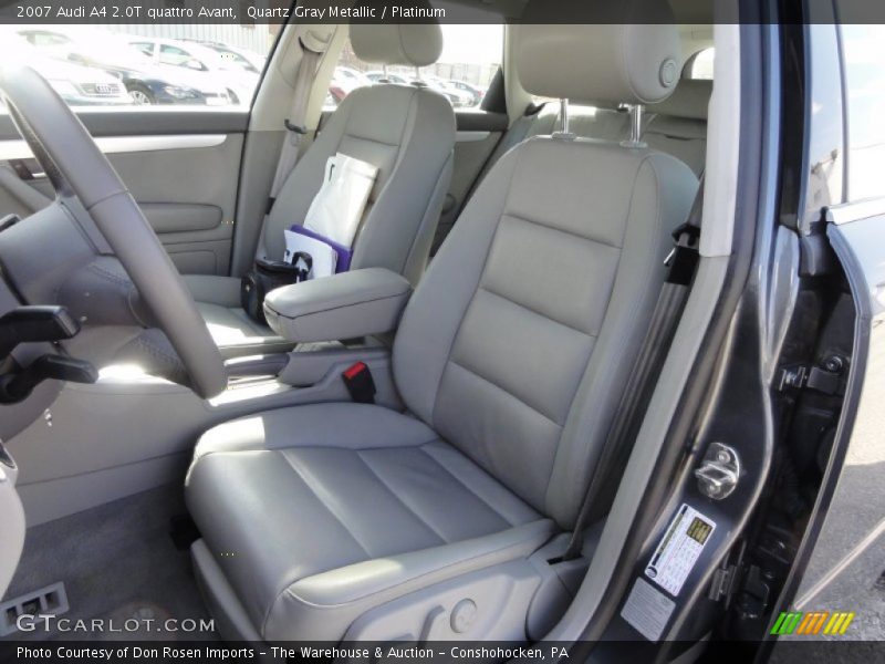 Quartz Gray Metallic / Platinum 2007 Audi A4 2.0T quattro Avant
