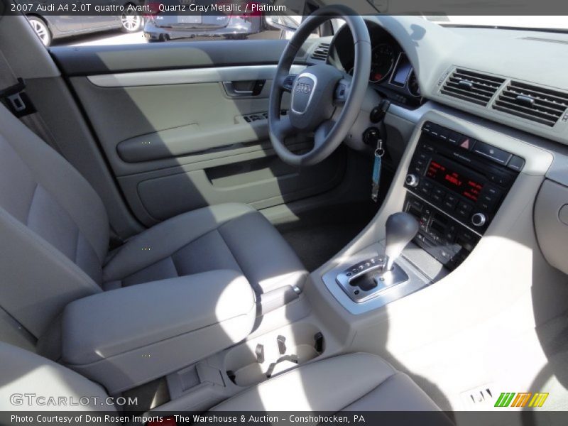 Quartz Gray Metallic / Platinum 2007 Audi A4 2.0T quattro Avant