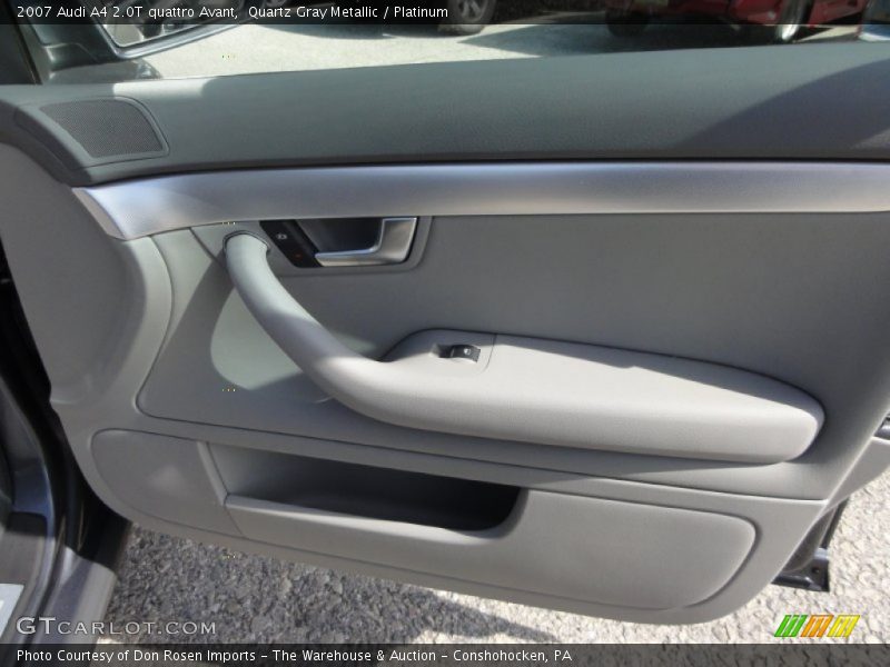 Quartz Gray Metallic / Platinum 2007 Audi A4 2.0T quattro Avant