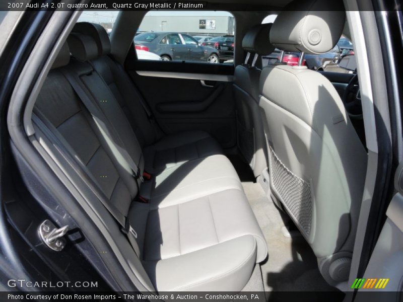 Quartz Gray Metallic / Platinum 2007 Audi A4 2.0T quattro Avant