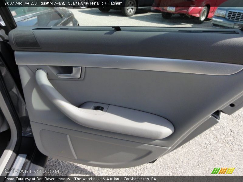Quartz Gray Metallic / Platinum 2007 Audi A4 2.0T quattro Avant
