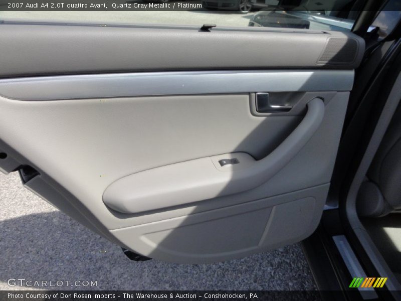 Quartz Gray Metallic / Platinum 2007 Audi A4 2.0T quattro Avant