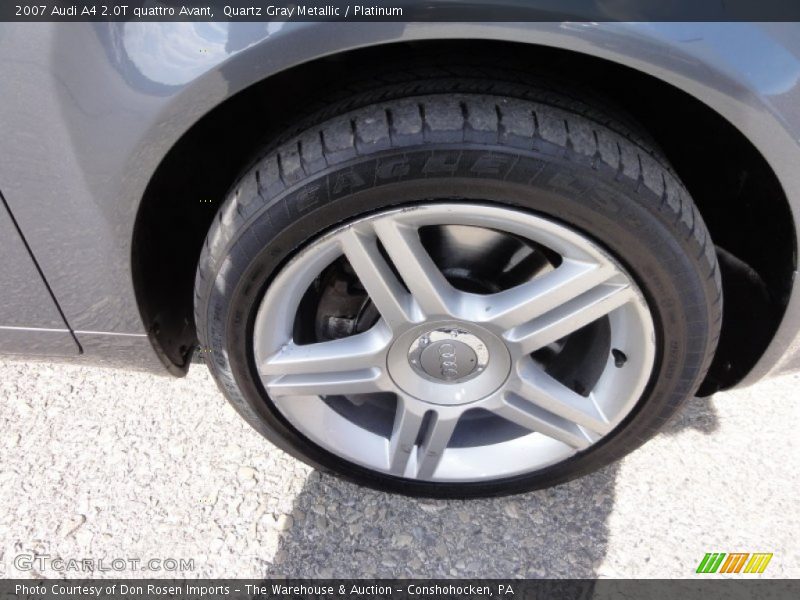 Quartz Gray Metallic / Platinum 2007 Audi A4 2.0T quattro Avant