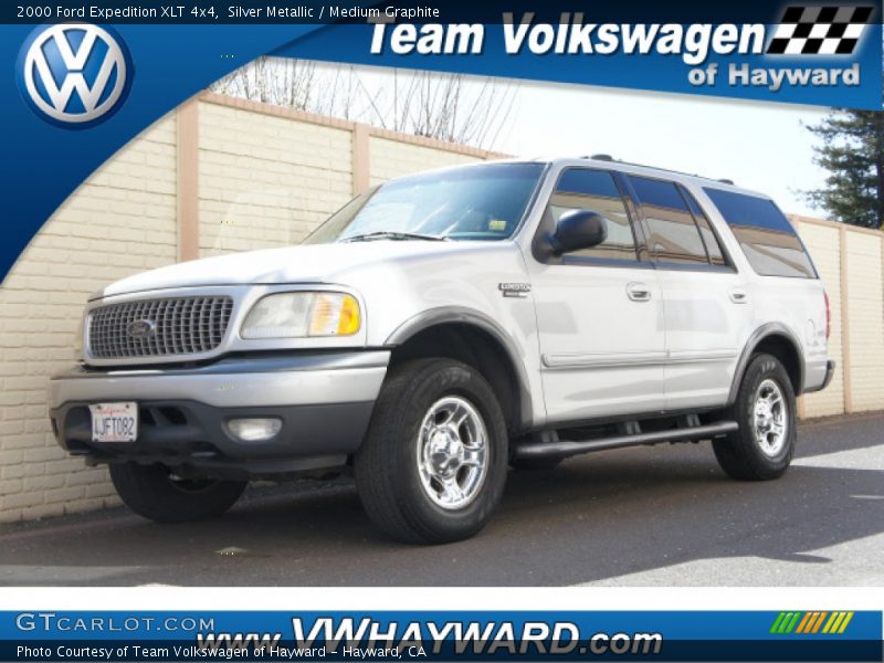 Silver Metallic / Medium Graphite 2000 Ford Expedition XLT 4x4