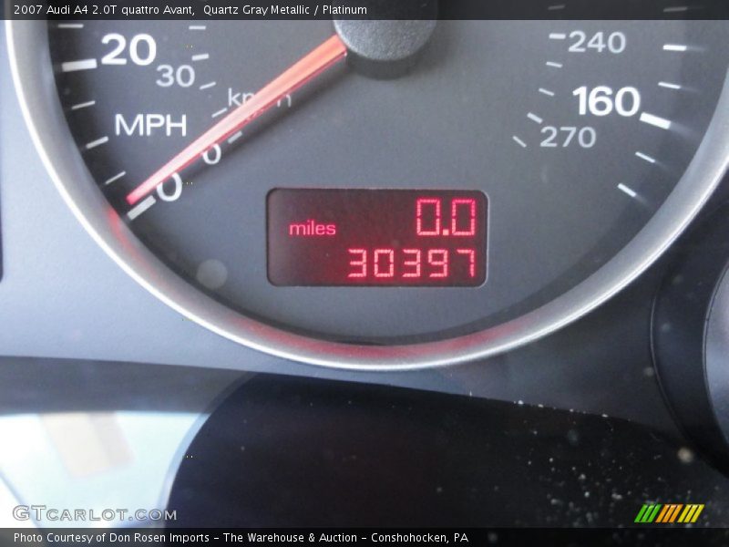 Quartz Gray Metallic / Platinum 2007 Audi A4 2.0T quattro Avant